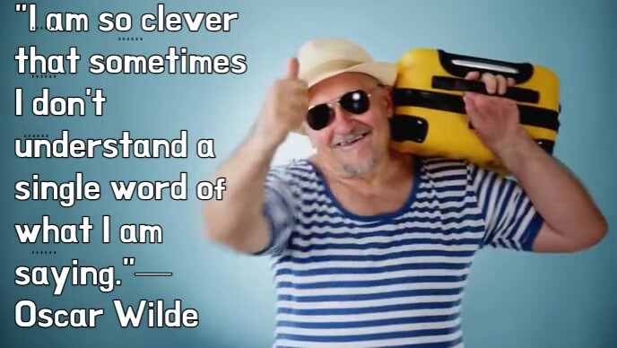 Typographic Funny Quote Youtube Thumbnail template