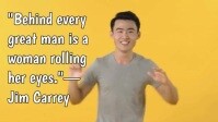 Typographic Funny Quote Youtube Thumbnail template