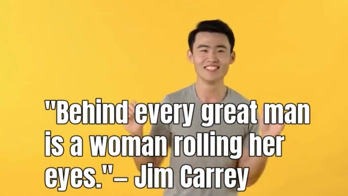 Typographic Funny Quote Youtube Thumbnail template
