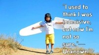 Typographic Funny Quote Youtube Thumbnail template