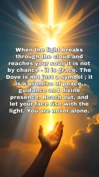 Typographic Guided By The Spirit Instagram Story template