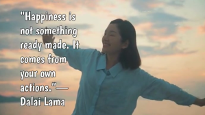 Typographic Happiness Quote Youtube Thumbnail Isithonjana se-YouTube template