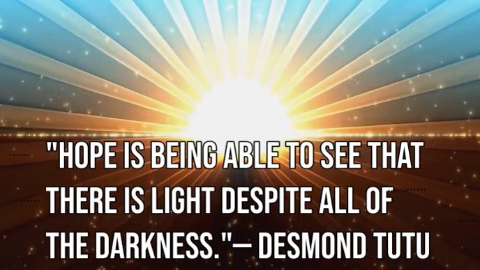 Typographic Hope Quote Youtube Thumbnail template