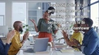 Typographic Leadership Quote Youtube Thumbnail template