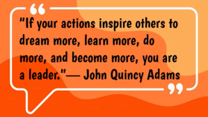 Orange Typographic Leadership Quote Youtube Thumbnail ตัวอย่างภาพบน YouTube Template