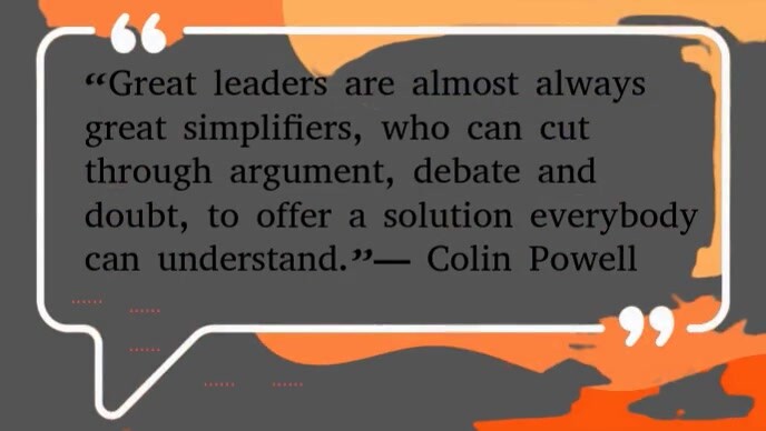 Typographic Leadership Quote Youtube Thumbnail template