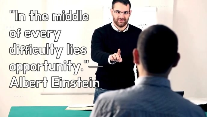 Typographic Life Lesson Quote Youtube Thumbnail template