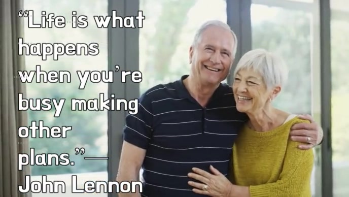 Typographic Life Quote Youtube Thumbnail template