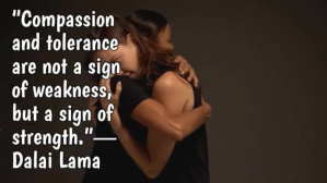 Typographic Love & Compassion Quote Youtube Thumbnail template