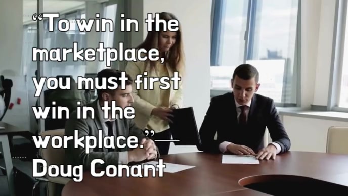 Typographic Management & Work Relation Quote Youtube Thumbnail template