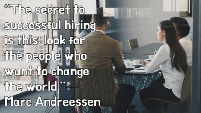 Typographic Management & Work Relation Quote Youtube Thumbnail template