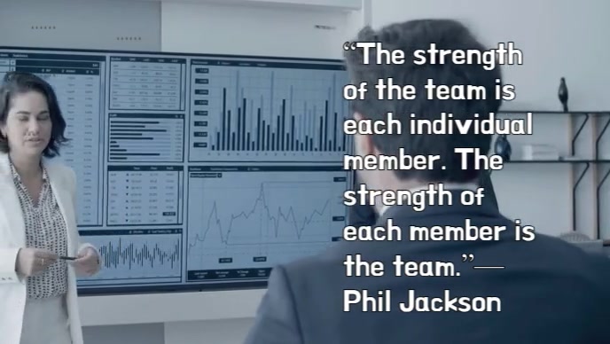 Typographic Management & Work Relation Quote Youtube Thumbnail template