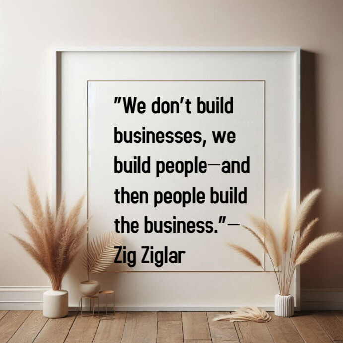 Typographic Marketing And Network Quote Instagram Post template