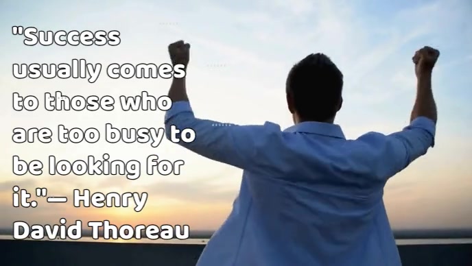 Typographic Motivation And Productivity Quote Youtube Thumbnail template