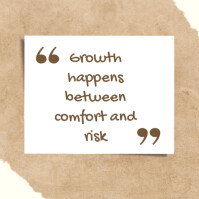 Typographic Motivational Quote Instagram Post template