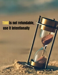 Brun Time Management 传单(美国信函) Template