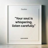 Typographic Motivational Quotes  Square (1:1) template