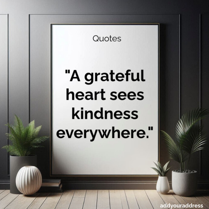 Typographic Motivational Quotes  Square (1:1) template