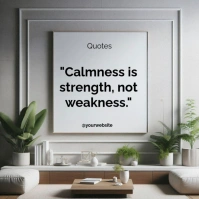 Typographic Motivational Quotes  Square (1:1) template