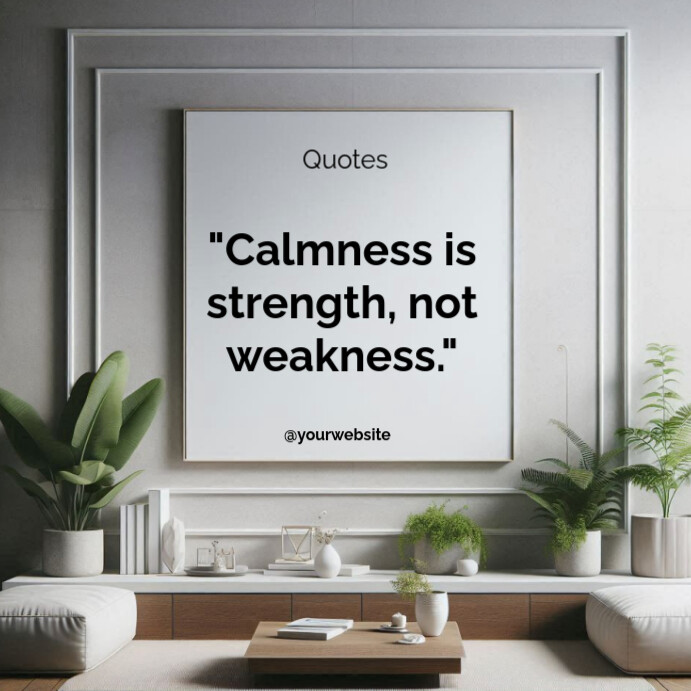 Typographic Motivational Quotes  Square (1:1) 方形(1:1) template