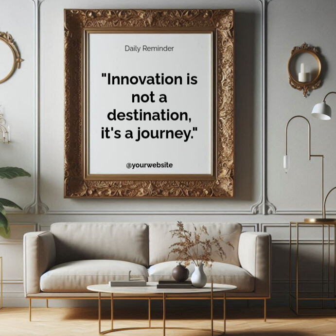 Typographic Motivational Quotes  Square (1:1) template