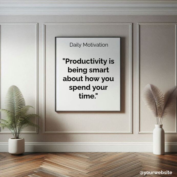 Typographic Motivational Quotes  Square (1:1) template