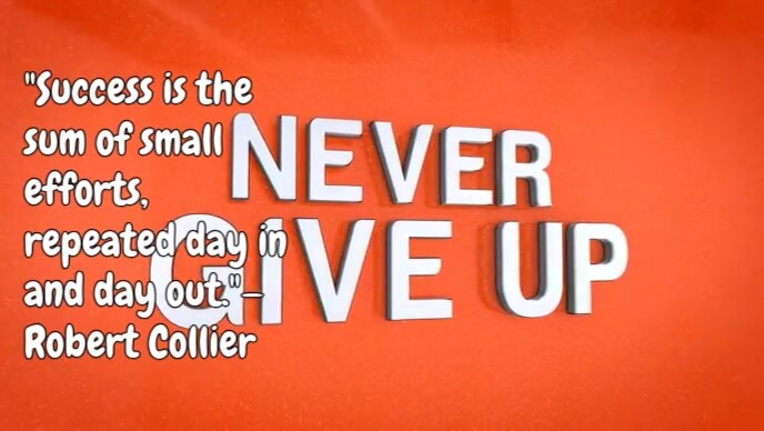 Typographic Motivational Sales Team Quote Youtube Thumbnail Isithonjana se-YouTube template