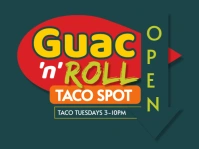Taco Spot Yard Sign template