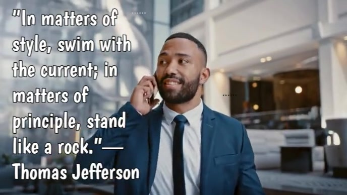 Typographic Principles Quote Youtube Thumbnail template