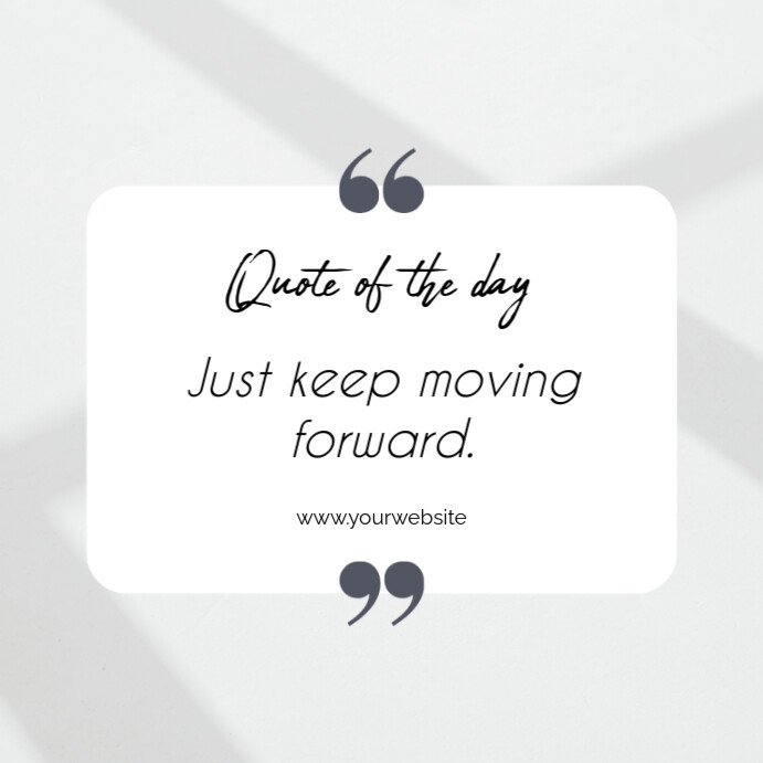 Copy of Typographic Quote Of The Day Instagram Post | PosterMyWall