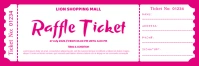 Typographic Raffle Ticket | Raffle Ticket Card Twitter Banner template