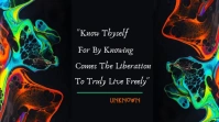 Typographic Self-awareness Quotes Twitter Pos template
