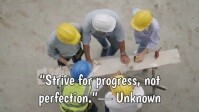 Typographic Self-improvement Quote Youtube Thumbnail template