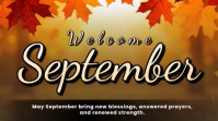 September Welcome Message Tampilan Digital Template