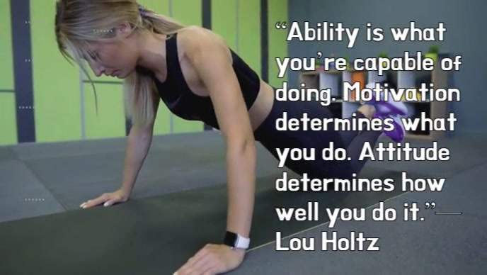 Typographic Strength & Ability Quote Youtube Thumbnail template