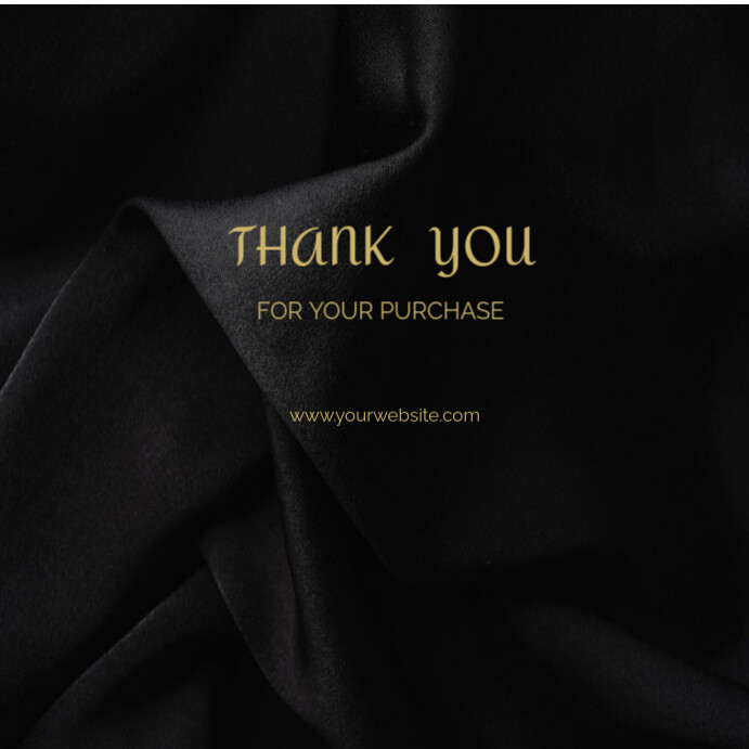 Modèle Typographic Thank You Card Instagram Post | PosterMyWall