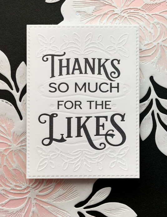 Thanks Like Typographic Thank You For The Likes Flyer (us Letter) Template ...