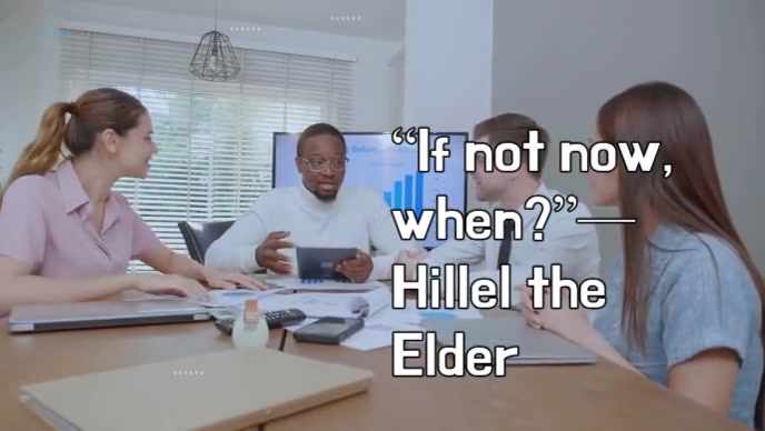 Typographic Urgency Driven Quote Youtube Thumbnail template