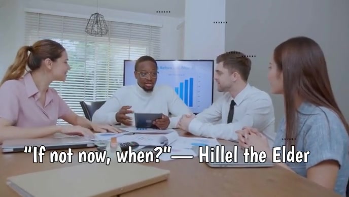 Typographic Urgency Driven Quote Youtube Thumbnail template