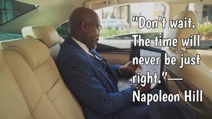 Typographic Urgency Driven Quote Youtube Thumbnail template