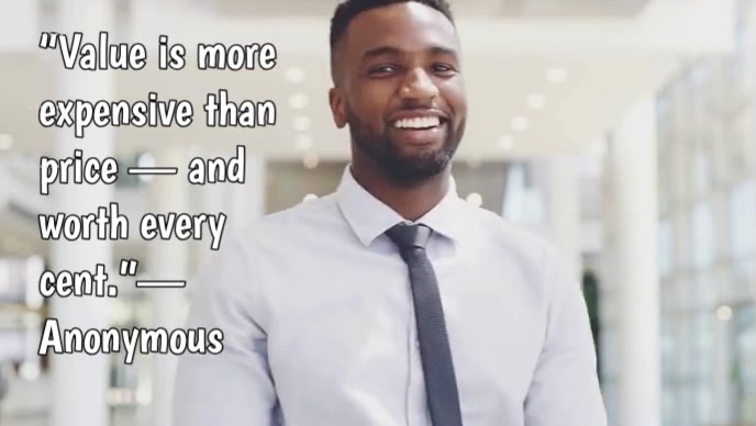 Typographic Value Driven Quote Youtube Thumbnail Isithonjana se-YouTube template