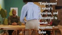 Typographic Wealth And Job Creation Quote  Youtube Thumbnail template