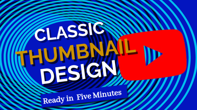 Typographic Yout Youtube Thumbnail Template | PosterMyWall