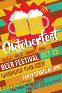 Customize 800 Oktoberfest Templates Postermywall