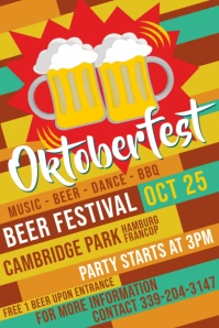 Typographical Oktoberfest Poster Template