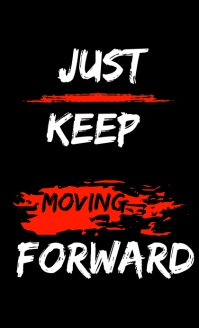 Typography Black Brush Style Inspirational Qu template