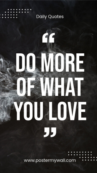 Typography Daily Quotes Instagram Story template