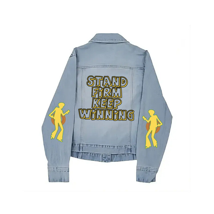 Typography Jean Jacket Design Instagram Post Template | PosterMyWall