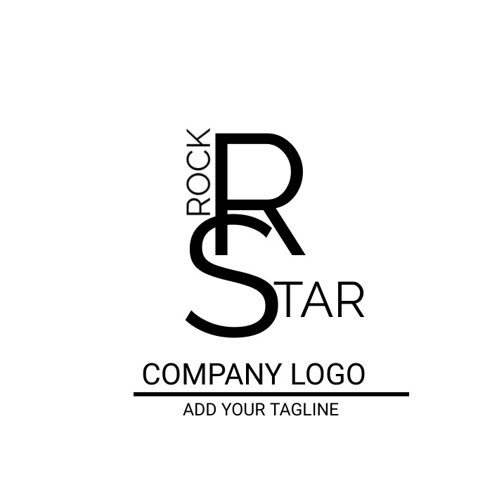 Typography Logo Logo template