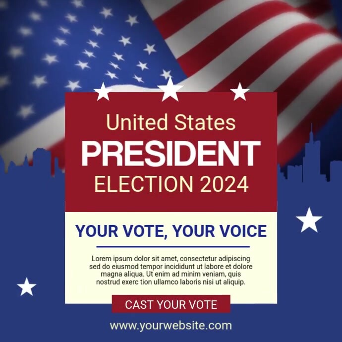 U.S. President Election Template | PosterMyWall